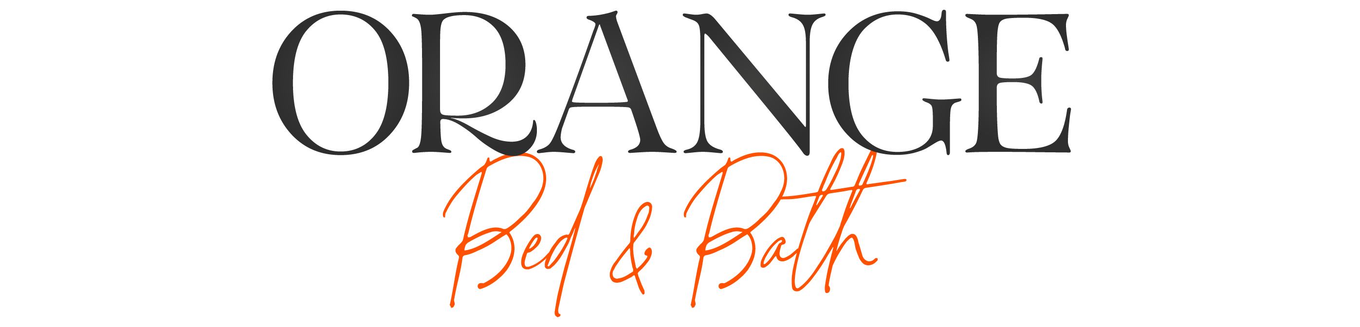 Orange Bed & Bath